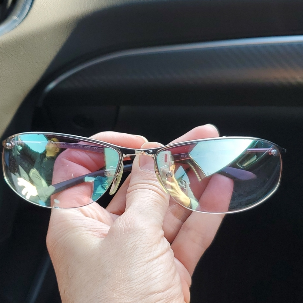 Vtg Ray-Ban Unisex Mirrored Sunglasses